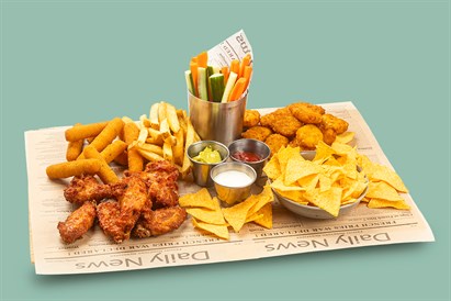 Divreiz vairāk boulinga un uzkodu plate bērniem 