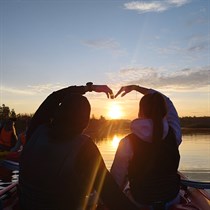 Romantiskais saullēkta izbrauciens Ķemeru purvā ar kajaku vai SUP