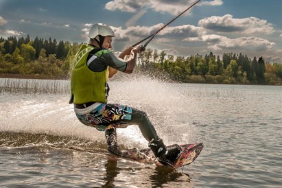 Veikbords diviem atpūtas kompleksā “Chill Up”