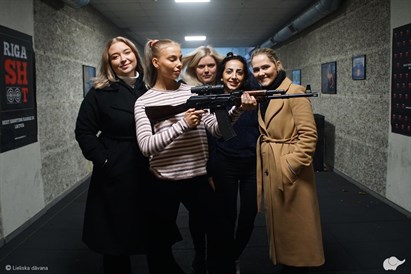 [Tikai ar piegādi] Šaušana ar īstiem kaujas ieročiem Rīgā