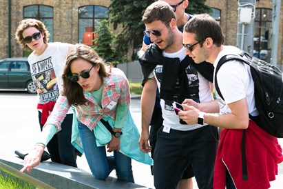 Pastaigu pilsētas orientēšanās spēles