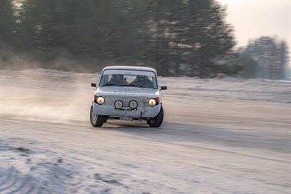 Rallija Taxi brauciens ar Žiguli trasē pie Kandavas