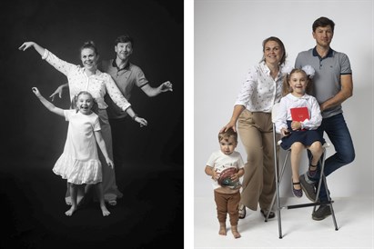 Izveido unikālus attēlus ģimenes vai draugu lokā spoguļu pašportretu fotostudijā "Im photo”
