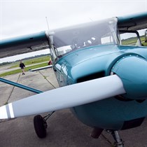 Mācību lidojums virs Kauņas