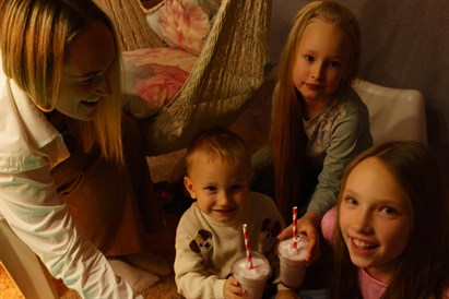 Sāls istabas apmeklējums un skābekļa kokteiļi ģimenei