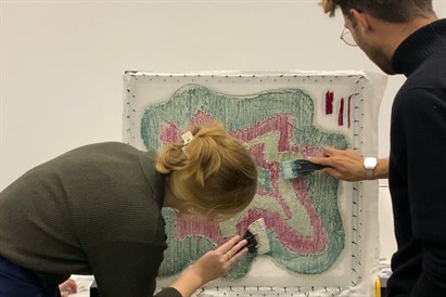 Kopīga “TUFTING” paklāja darināšana Jūsu svētkos – klātienes vai izbraukuma meistarklase