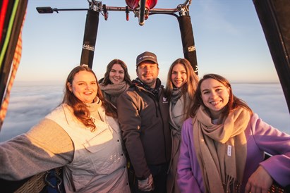 Privāts lidojums gaisa balonā kompānijai līdz 4 personām